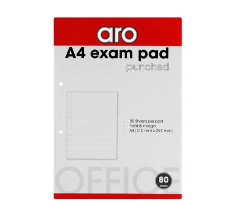 ARO A4 Exam Pad 80.